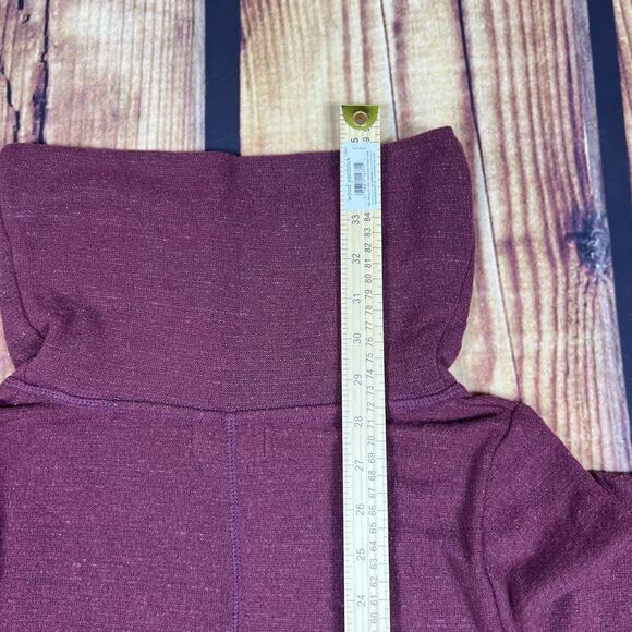 Anthropologie x Maeve Sweater Women's Medium Burgundy Cowl Neck Pullover Tunic - Picture 12 of 12